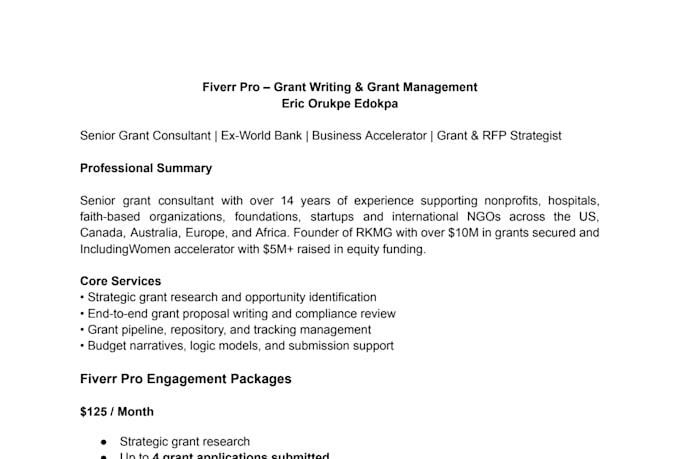 handle your grant writing task